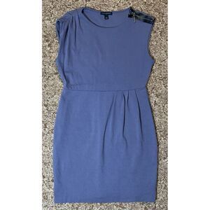 Banana Republic Dress Womens 6 Purple‎  Sleeveless Sheath Zip Accent Business